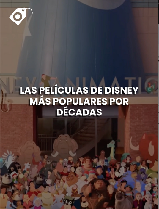 Las películas más populares de Disney por décadas