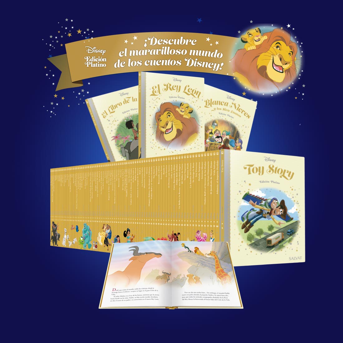 Suscripción: Disney Golden Books, Edición Platino, Envío #6, Ediciones: #19, #20, #21 y #22